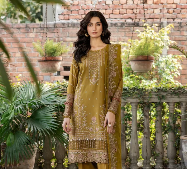 03 PIECE UNSTITCHED EMBROIDERED LAWN