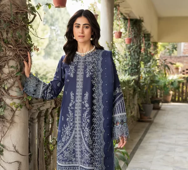 03 PIECE UNSTITCHED EMBROIDERED LAWN