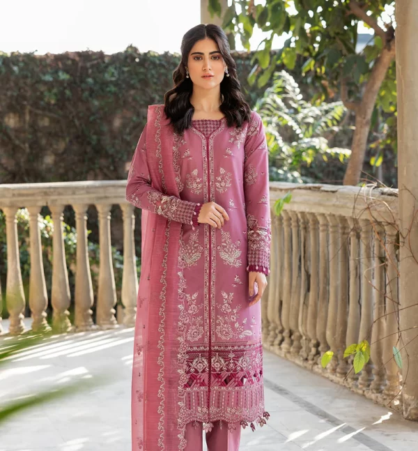 03 PIECE UNSTITCHED EMBROIDERED LAWN