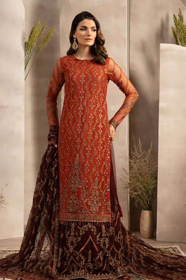 NAQSH FANCY UNSTICHED SUIT - Image 3