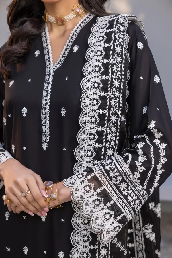 03 PIECE UNSTITCHED EMBROIDERED EID EDITION - Image 3