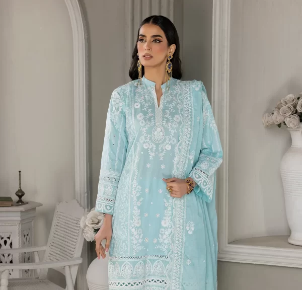 03 PIECE UNSTITCHED EMBROIDERED EID EDITION