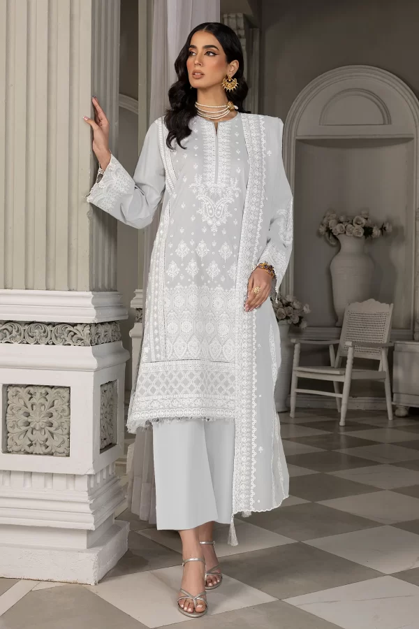 03 PIECE UNSTITCHED EMBROIDERED EID EDITION - Image 3