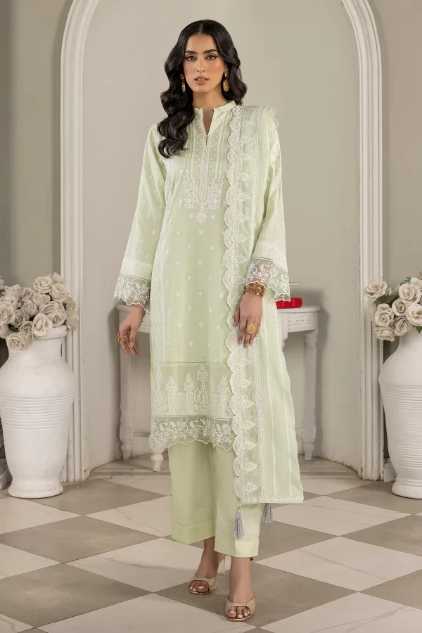 03 PIECE UNSTITCHED EMBROIDERED EID EDITION - Image 2