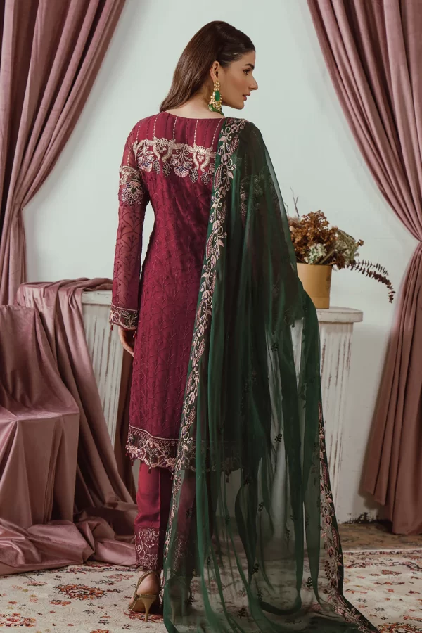 RAMSHA FANCY 3 PIECE UNSTICHED SUIT – VOL F25 - Image 3