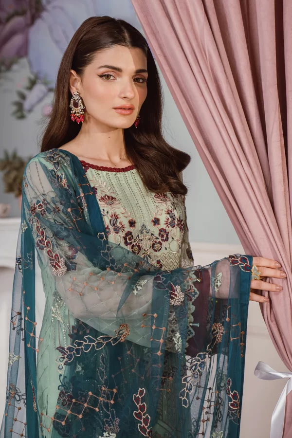 RAMSHA FANCY 3 PIECE UNSTICHED SUIT – VOL F25 - Image 2