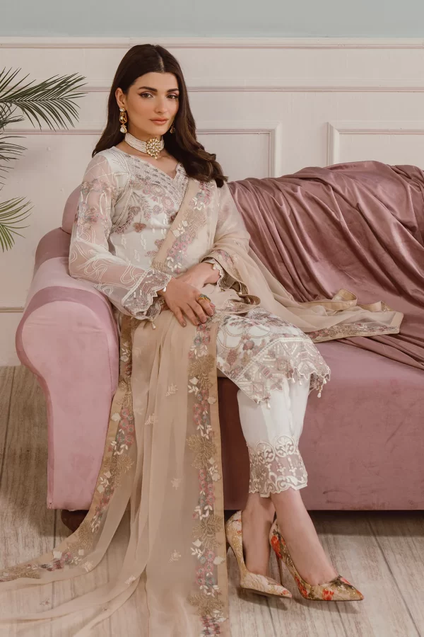 RAMSHA FANCY 3 PIECE UNSTICHED SUIT – VOL F25 - Image 2