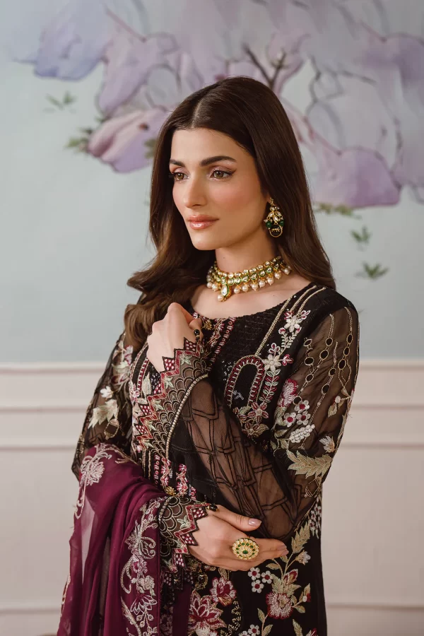 RAMSHA FANCY 3 PIECE UNSTICHED SUIT – VOL F25 - Image 2