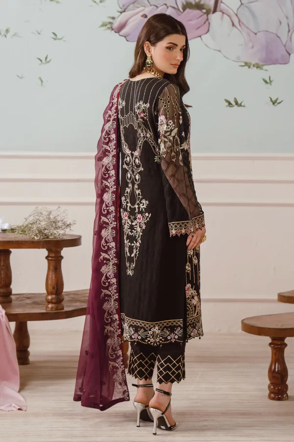 RAMSHA FANCY 3 PIECE UNSTICHED SUIT – VOL F25 - Image 3