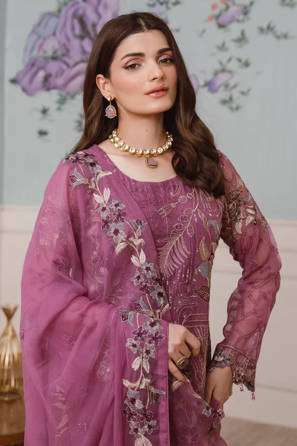 RAMSHA FANCY 3 PIECE UNSTICHED SUIT – VOL F25 - Image 2